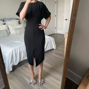 Black Workwear Pencil Dress - ASOS Size 2